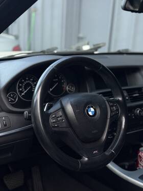 32307845808 Bmw 11-17 F26 X4 F25 X3 Factory M Sport Leather Steering Wheel Paddles Heat Oem