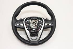 32307944545 Bmw 2019 - 2023 X5 G05 Steering Wheel With Control Switch Button Oem Brown Mchf