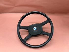 32331155851 Bmw E28 528e 524td 528i Steering Wheel Black Oem #86169