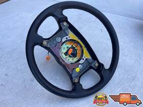 32341157700 Bmw 1987-1992 E30 318 325 M3 Leather Steering Wheel With Slip Ring Oem 87-92