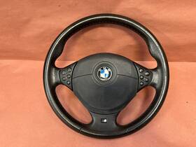 32342228671 Bmw E39 528i E38 M Sport Steering Wheel Single Stage Leather Oem #99170