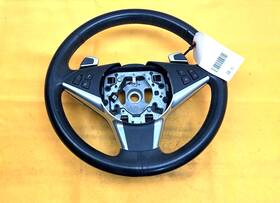 32346774461 Bmw 2006-2010 550i 650i M6 Steering Wheel Leather Black Oem