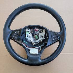3448456 Bmw 2003-2010 Oem E83 X3 Multifunction Leather Steering Wheel Heated Inch Good