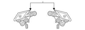 61-31-5-b70-9a1 Bmw Genuine Switch