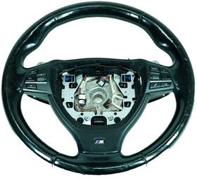 6102364 Bmw 09-15 750i Xdrive Oem Driver Steering Wheel Black With Paddle Shifters 5112