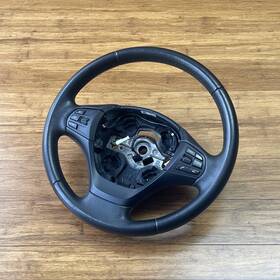 6255815 Bmw 2012-2019 320i F30 Leather Steering Wheel With Control Buttons Oem