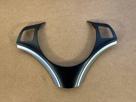 6769895-01 Bmw 1 E82 3 E90 E92 X1 E84 Steering Wheel Front Chrome Trim Cover Frame