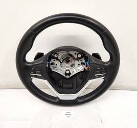 6868767 Bmw 14-18 Oem F15 X5 F16 X6 Steering Wheel Heated Leather With Shifters 76k