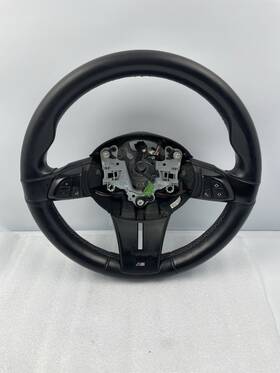 7836820 Bmw 06-08 E85 E86 Z4m Roadster Coupe Steering Wheel Oem Leather M Tri Stitch