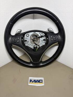 7844016 Bmw 2007 - 2013 E90 E92 328i 335i Leather M-sport Steering Wheel Asssembly Oem