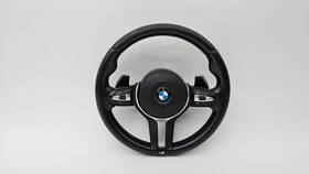 7848639-02 Bmw 2011-2018 F06 F10 F12 F13 M5 M6 Sport Steering Wheel Black With Shifters Oem