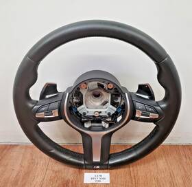 7850404 Bmw Oem F23 F30 F32 F36 Steering Wheel Heated M Sport Black Leather With Shifters