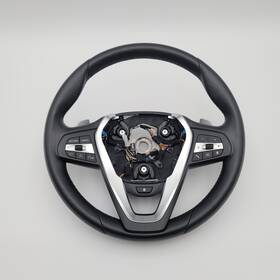 7946127 Bmw 2019 - 2024 G20 330i Steering Wheel Heated Leather Paddle Shifter