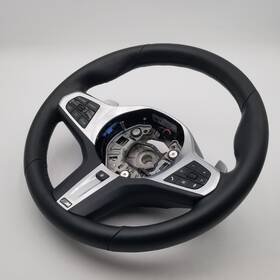 8076908 Bmw 2019 - 2024 G20 G22 G26 Steering Wheel Heated M-sport Leather Assembly