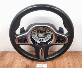 8746691 Bmw 19-24 Oem G20 G42 M240 At Leather M Sport Heated Steering Wheel With Shifters