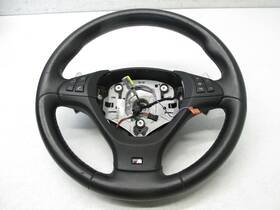 923990801 Bmw 07-13 E70 X5 M Driver Left Steering Wheel Leather Switch Button Oem