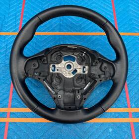 F257499 Bmw 2012 2016 328i F30 Steering Wheel Black Lether Oem