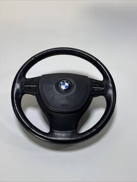 Sld481826016 Bmw 2009-2017 F01 F10 5 And 7 Series Leather Steering Wheel Heated 528 Used Oem
