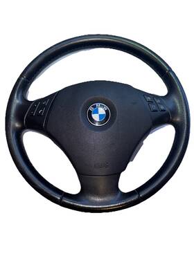 Sw6794483-02 Bmw 06-13 E82 E90 E92 E93 328 3 Series Steering Wheel Black Oem Genuine