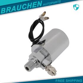 Br162055au01 Brauchen-autoparts 200 Psi 12v Silver For 1/4 Inch Hose Train Horn Npt Electric Air Valve Solenoid