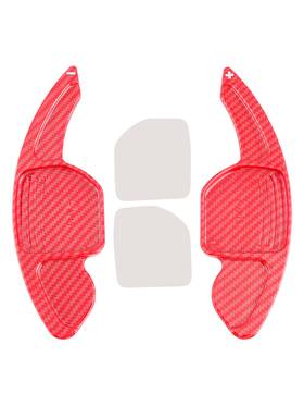 C160-p015-b Bruce&shark Carbon Look Steering Wheel Paddle Shifter Extension For Audi Q3 Q5 Q7 S5 S6 S7