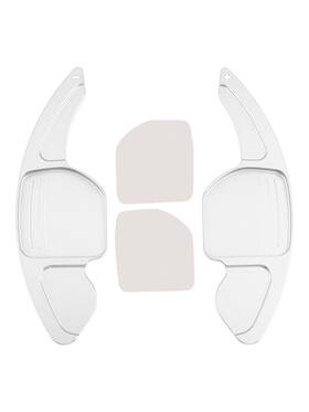 C160-p015-h Bruce&shark Steering Wheel Paddle Shifter Extension For Audi Q3 Q5 Q7 S5 S6 Aluminium Silver