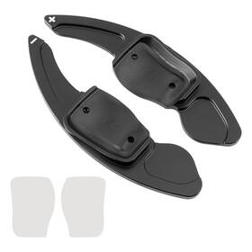 C160-p017-g Bruce&shark Steering Wheel Paddle Shifter Extension For Seat Vw Scirocco Aluminium Black