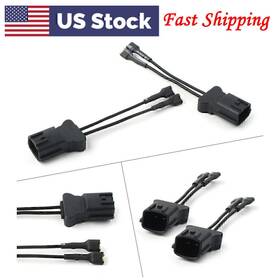 Bstore 550730291334 For Hyundai Plastic Car Horn Speaker Adapter Wiring Harness Pigtail Socket Pair