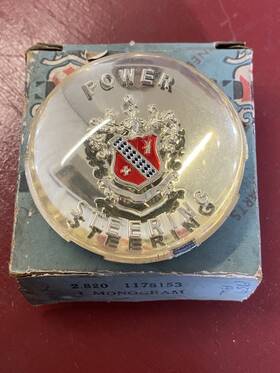 1178153 Buick 1957 Horn Button Monogram Medallion Nos