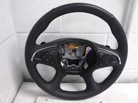235.gm4a20 Buick 2020 Enclave Black Leather Steering Wheel Heated Oem
