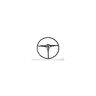 C7zz-3600-dr Scott Drake Ford Standard Steering Wheel Dark Red