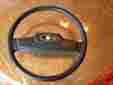 Cac5885 Jaguar Original Black Leather Steering Wheel For Xj6 1980-1987 Oem