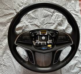 84016886 Cadillac Oem 2016-2018 Gm Ct6 Steering Wheel Black Leather Assembly