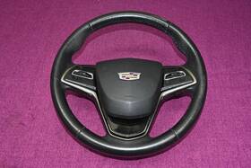 84304439 Cadillac 2013-2019 Ats Black Leather Steering Wheel Switch Assembly Oem