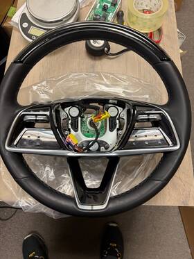 85819174 Cadillac Oem Black Leather Steering Wheel For 2024-2025 Lyriq