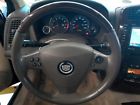 235.gm6t06 Cadillac Cts Steering Wheel Tan Woody Radio Controls Mnr Ware
