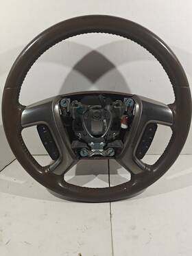 25776317 Cadillac Gmc Chevrolet 07-14 Escalade Yukon Acadia Steering Wheel Leather Audio Cruise Oem