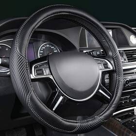 Gd431-1 Car-grand Carbon Fiber Steering Cover 14 Inch 1/2-15 Black