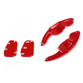 C160-a016-red Car Steering Wheel Shift Paddle Shifter Sport Type Fits Vw Golf 6 Mk6 Gti Red Av