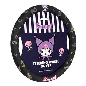 Srsw-1201 Carbella Sanrio Hello Kitty And Friends Kuromi Black Car Steering Wheel 15