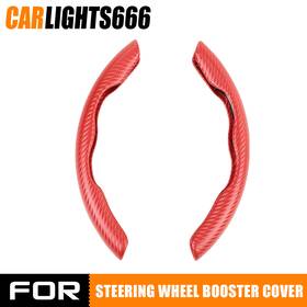 C-02itd0082ard Carlights Fit For Universal Car Accessories Red Steering Wheel Cover Anti-slip 15ftft/38cm