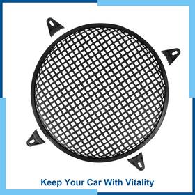 Carpopart 726215626537 Universal Pack 1 12 Inch Car Audio Speaker Cover Mesh Subwoofer Grill Horn Guard