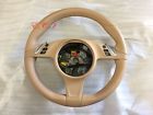 7pp.419.091.ck.9j9 Cayenne Beige Porsche Wheel Boxster Panamera 991 Oem Cayman Luxor Steering
