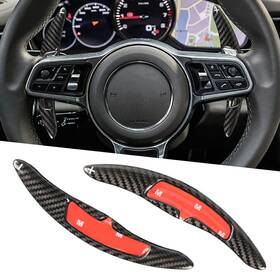 Cbdtimes 550745464938 For Panamera Macan Cayenne Steering Wheel Paddle Shifter Extension Carbon Fiber