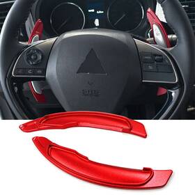Cbdtimes 550746256785 Steering Wheel Paddle Shifter Extension For Mitsubishi Lancer Evo X Red