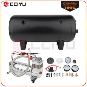 Ze10810101g Cciyu 12v 5 Gal Air Tank 200 Psi Compressor Onboard System Kit For Car Boat Horn