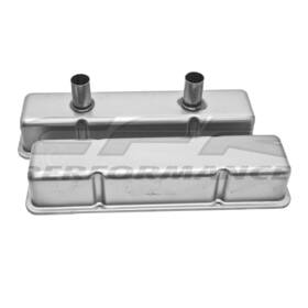 Hz-7215-r Cfr Performance Raw Steel Circle Track Racing Valve Covers For 58-79 Chevy Sb 283 305 327 350