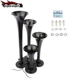 Cf108090sa01 Cfspeed-autoparts For Ford Chevy Ram Toyota Train Air Horn Kit Loud Truck Pickup 185db 4 Trumpet