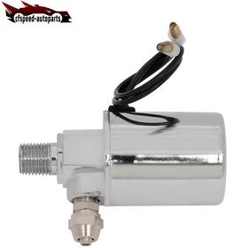 Cf162055sa01 Cfspeed-autoparts For 1/4 Inch Hose Train Horn Npt Electric Air Valve Solenoid 200 Psi 12v Silver
