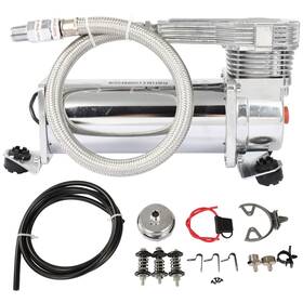 Cf177676sa01 Cfspeed-autoparts 12v 200 Psi Single Stealth White Air Compressor For Suspension Kit